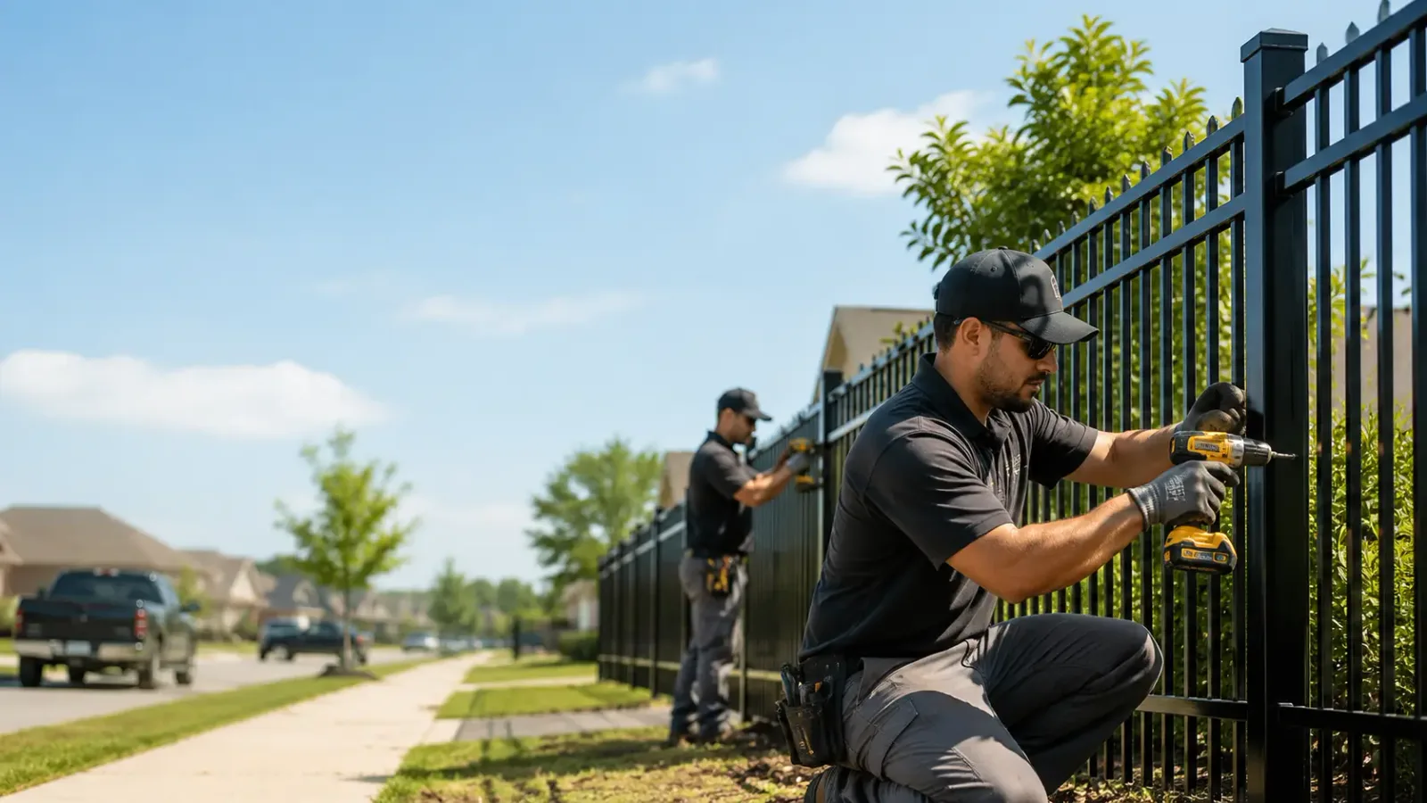 Metal Fence Installation in Sumner, MI